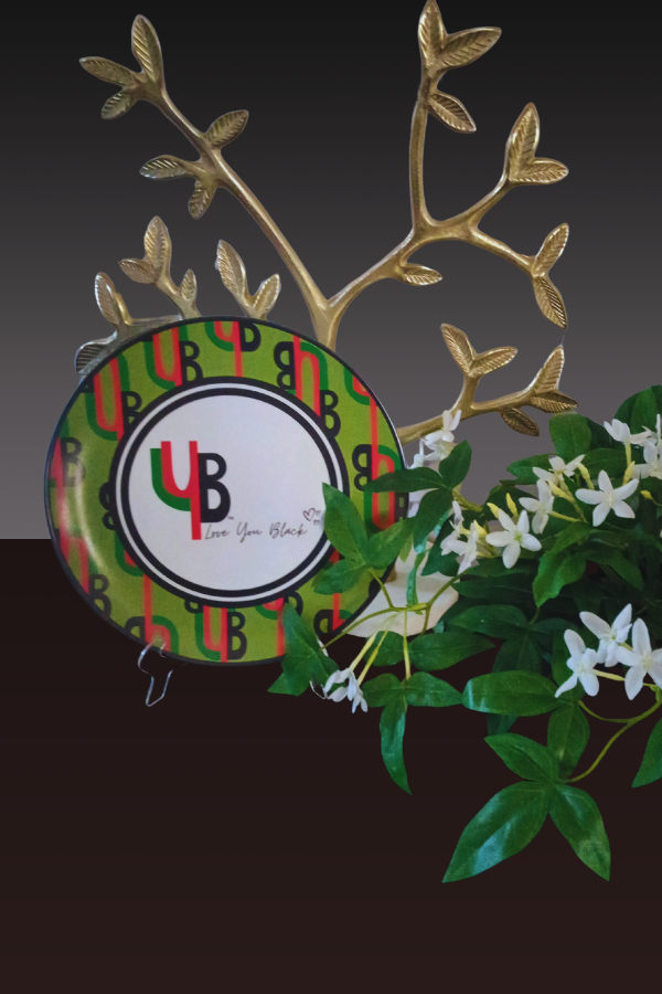 Love You Black™ Repeat-Logo Dinner Plate