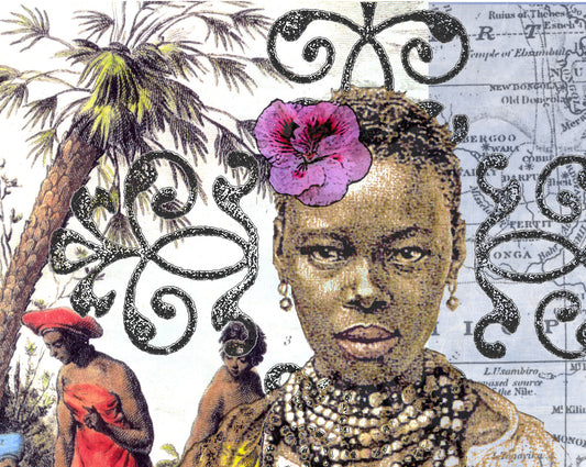 "African Belles" Notecard